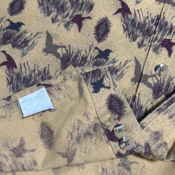 Vintage Cabela’s Wildlife Pheasant Duck Hunting Button-Up – Size M – 90s - Picture 7 of 15